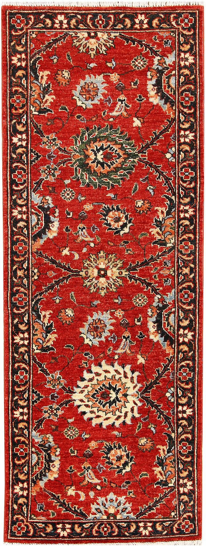 Red Oushak 2'  1" x 5'  7" - No. QA26089