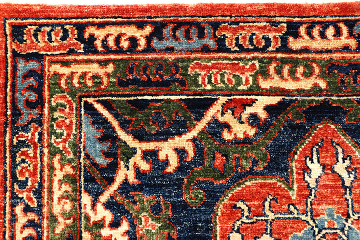 Orange Red Oushak 3'  x" 3'  11" - No. QA73129