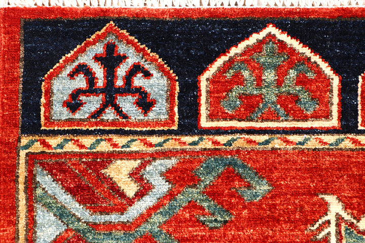 Orange Red Oushak 3'  2" x 4'  1" - No. QA72142