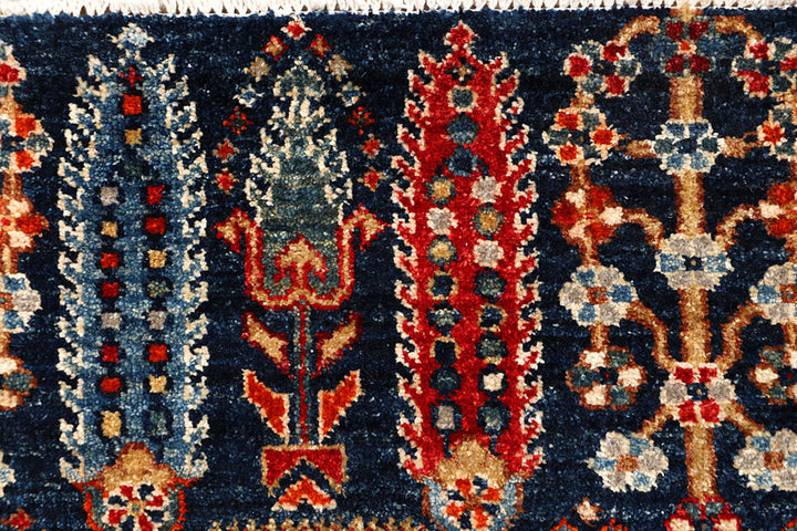 Midnight Blue Ziegler 2'  6" x 9'  8" - No. QA63614