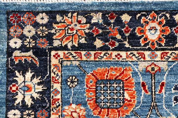 Steel Blue Ziegler 2' 8 x 8' - No. 65615 - ALRUG Rug Store