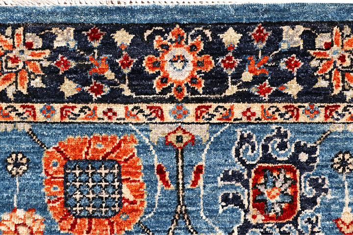 Steel Blue Ziegler 2' 8 x 8' - No. 65615 - ALRUG Rug Store