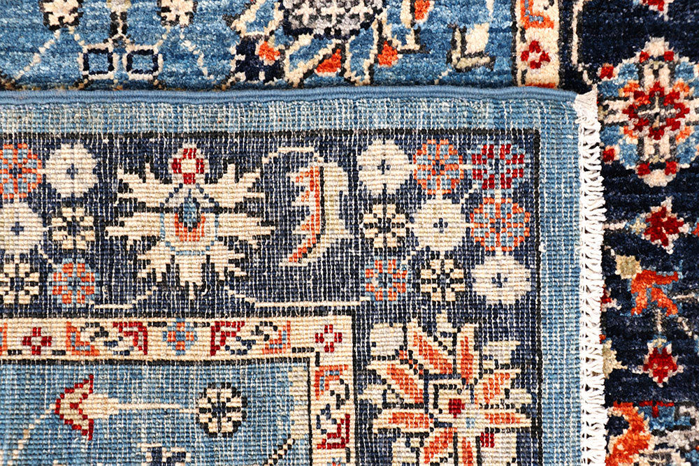 Steel Blue Ziegler 2' 8 x 8' - No. 65615 - ALRUG Rug Store