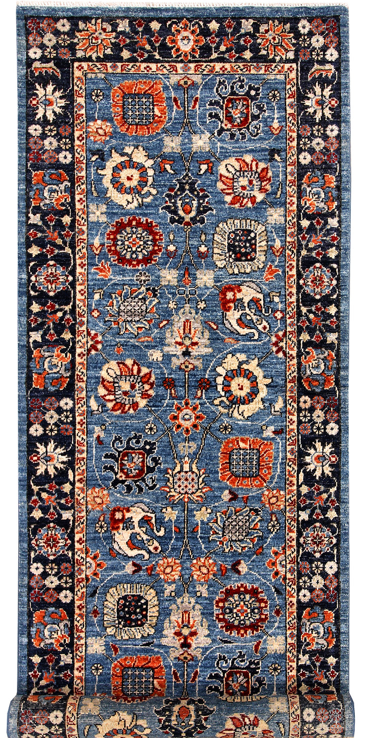 Steel Blue Ziegler 2'  8" x 8' " - No. QA48577