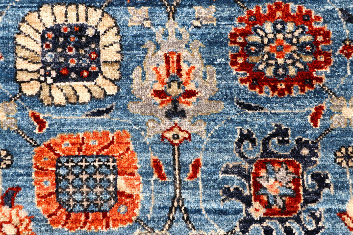 Steel Blue Oushak 2' 9 x 9' 7 - No. 65617 - ALRUG Rug Store