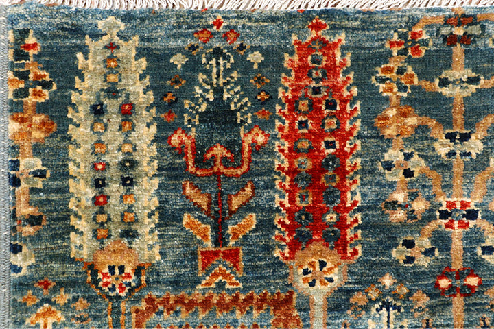 Teal Ziegler 2' 9 x 9' 5 - No. 65619 - ALRUG Rug Store