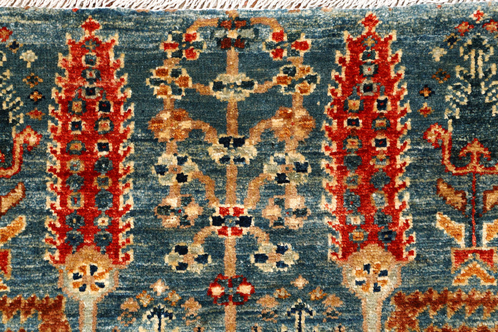 Teal Ziegler 2' 9 x 9' 5 - No. 65619 - ALRUG Rug Store