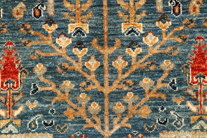 Teal Ziegler 2' 9 x 9' 5 - No. 65619 - ALRUG Rug Store