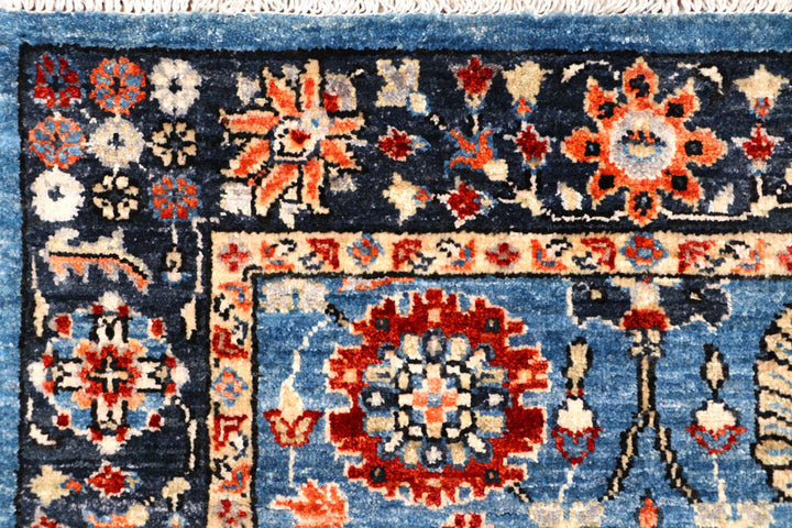 Steel Blue Oushak 2' 8 x 11' 6 - No. 65622 - ALRUG Rug Store