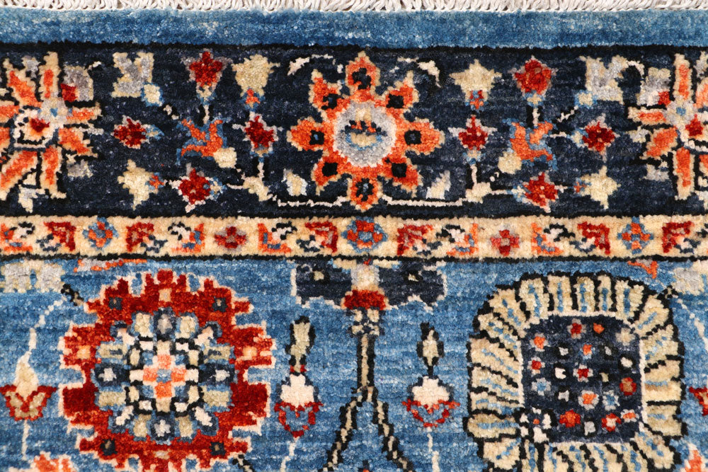 Steel Blue Oushak 2' 8 x 11' 6 - No. 65622 - ALRUG Rug Store