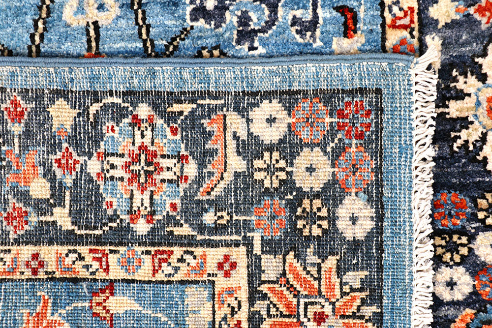 Steel Blue Oushak 2' 8 x 11' 6 - No. 65622 - ALRUG Rug Store