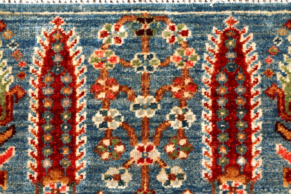 Steel Blue Ziegler 2' 8 x 10' 1 - No. 65623 - ALRUG Rug Store