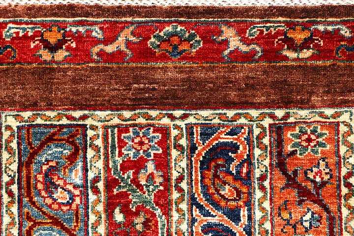 Multi Colored Shawl 2'  7" x 8' " - No. QA70524