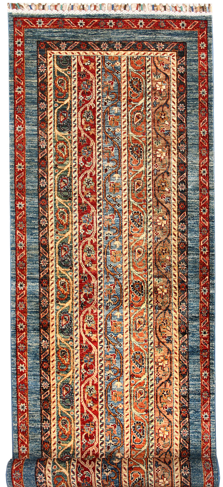 Multi Colored Shawl 2'  8" x 10' " - No. QA46180