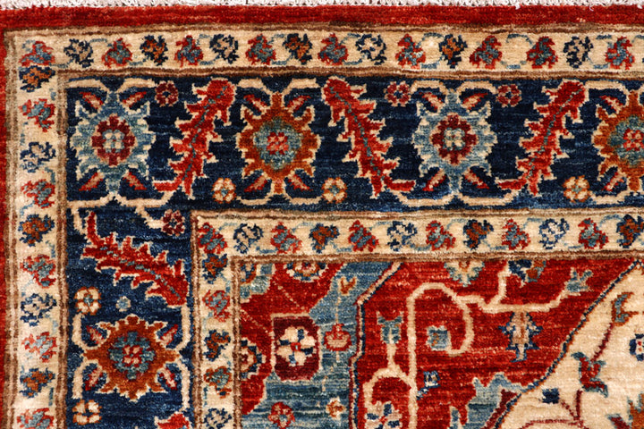 Firebrick Oushak 4' 1 x 5' 9 - No. 65630 - ALRUG Rug Store