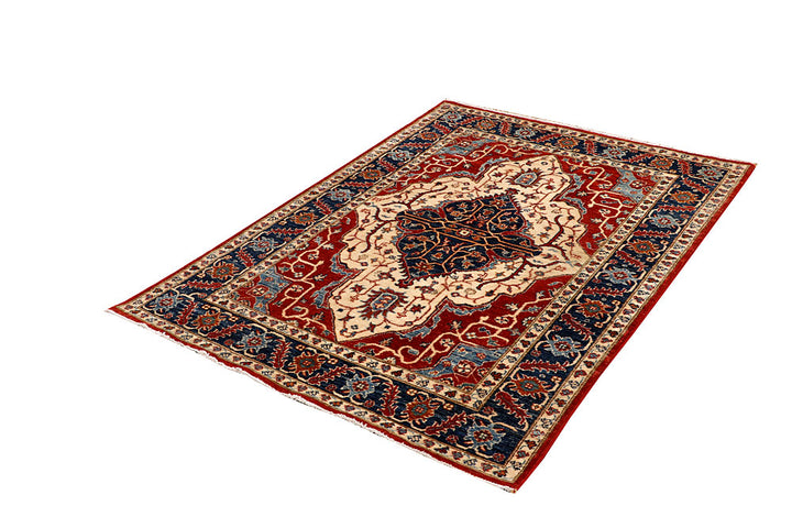 Firebrick Oushak 4' 1 x 5' 9 - No. 65630 - ALRUG Rug Store