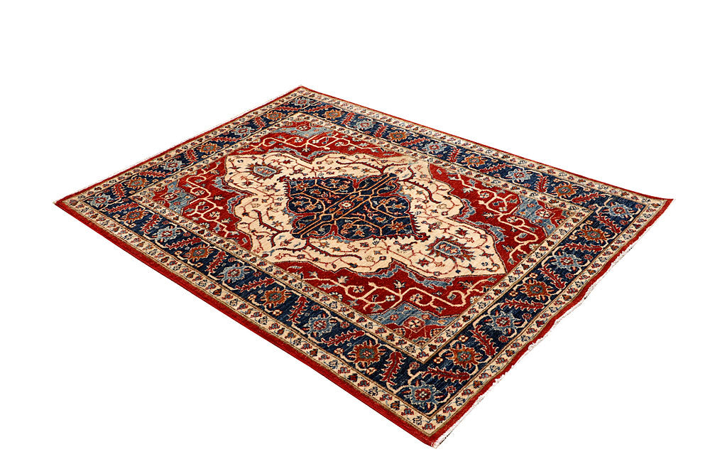 Firebrick Oushak 4' 1 x 5' 9 - No. 65630 - ALRUG Rug Store