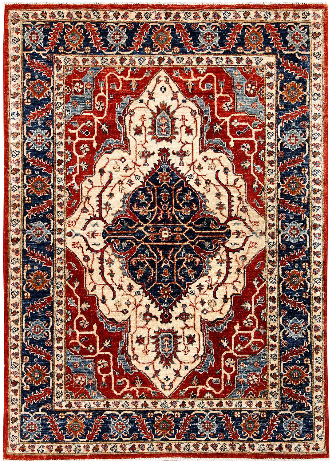 Firebrick Oushak 4' 1 x 5' 9 - No. 65630 - ALRUG Rug Store