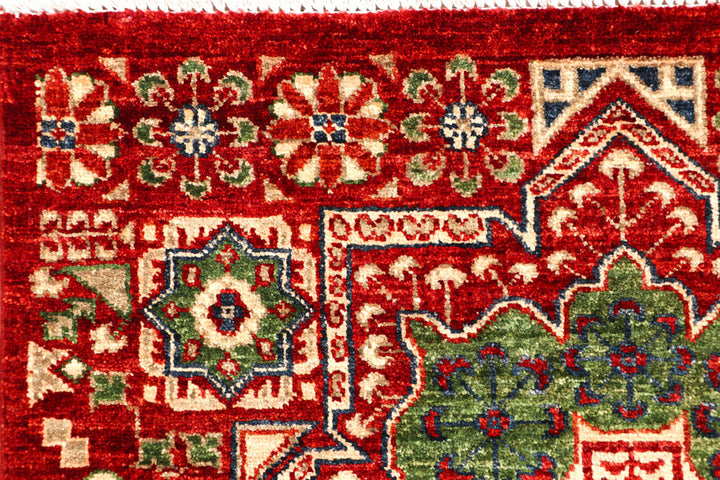 Firebrick Mamluk 2' 9 x 11' 9 - No. 65631 - ALRUG Rug Store
