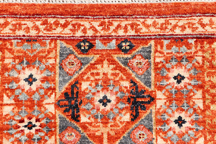 Tomato Mamluk 2' 7 x 9' 10 - No. 65632 - ALRUG Rug Store