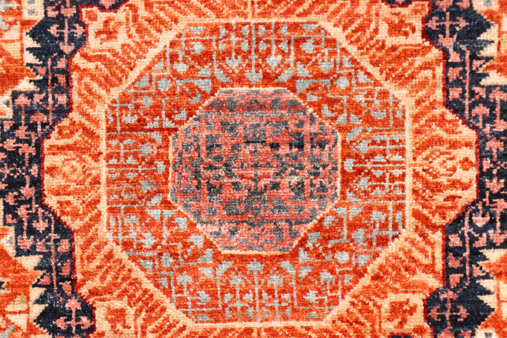 Tomato Mamluk 2' 7 x 9' 10 - No. 65632 - ALRUG Rug Store