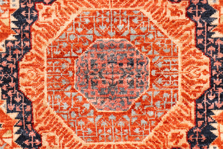 Tomato Mamluk 2' 7 x 9' 10 - No. 65632 - ALRUG Rug Store