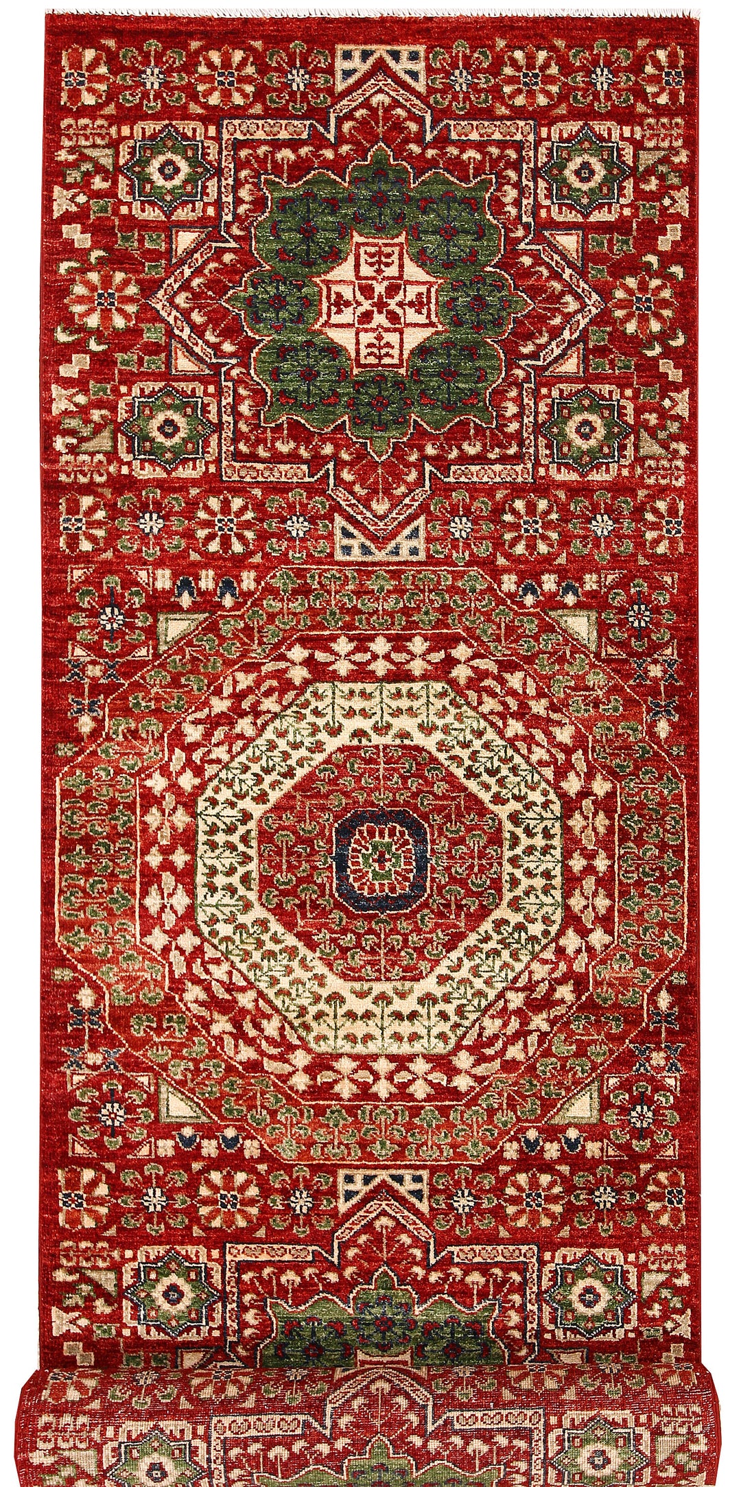 Firebrick Mamluk 2' 9 x 11' 9 - No. 65634 - ALRUG Rug Store