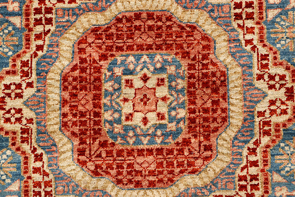 Steel Blue Mamluk 2' 9 x 9' 11 - No. 65635 - ALRUG Rug Store