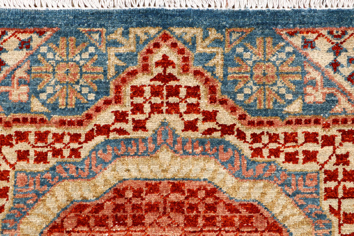 Steel Blue Mamluk 2' 7 x 9' 11 - No. 65637 - ALRUG Rug Store