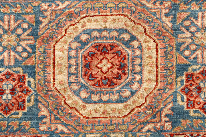 Steel Blue Mamluk 2' 7 x 9' 11 - No. 65637 - ALRUG Rug Store