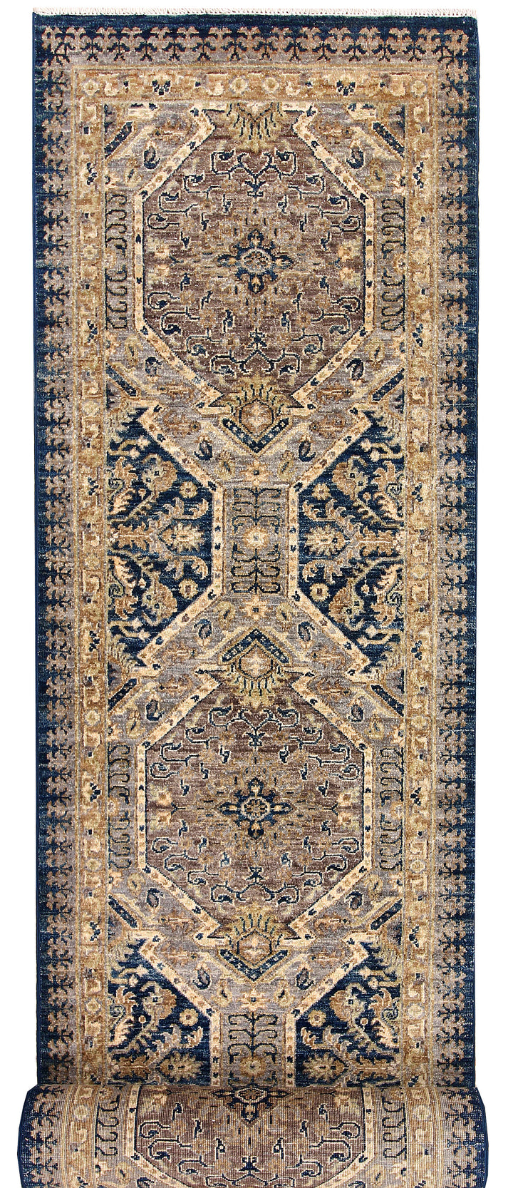 Multi Colored Mamluk 2' 5 x 13' 10 - No. 65638 - ALRUG Rug Store