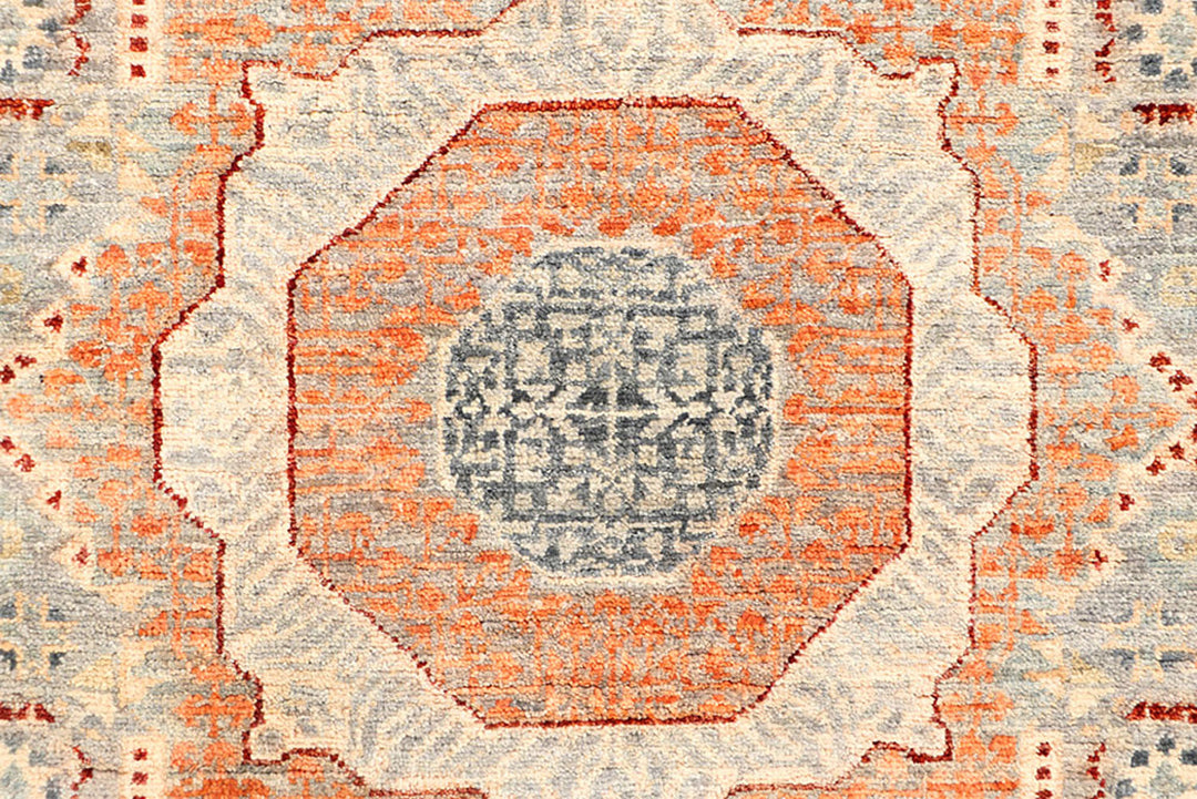 Grey Mamluk 2'  7" x 9'  10" - No. QA27036