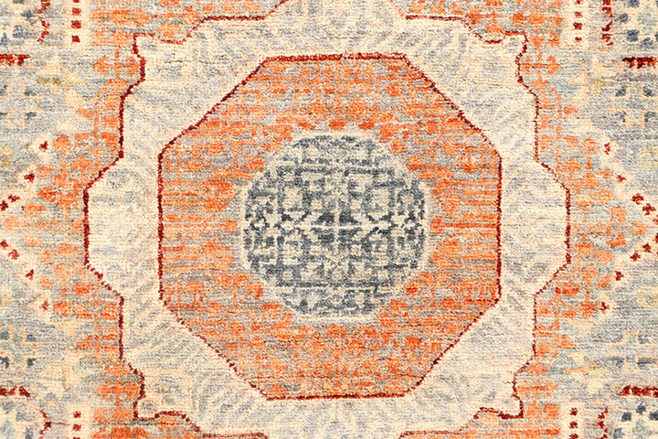 Grey Mamluk 2'  7" x 9'  10" - No. QA27036