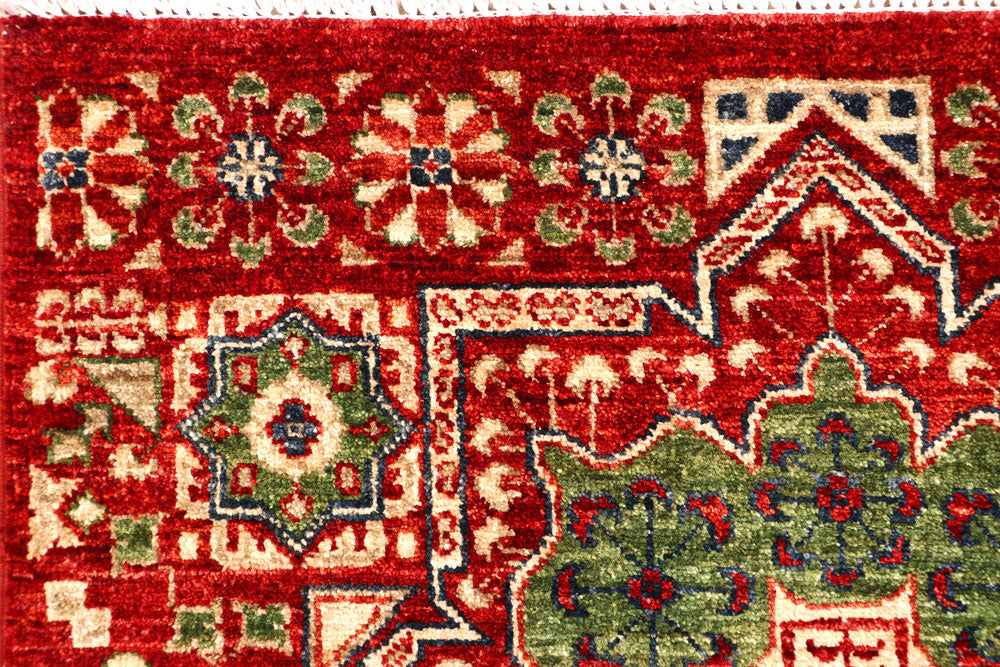 Firebrick Mamluk 2' 7 x 11' 8 - No. 65642 - ALRUG Rug Store