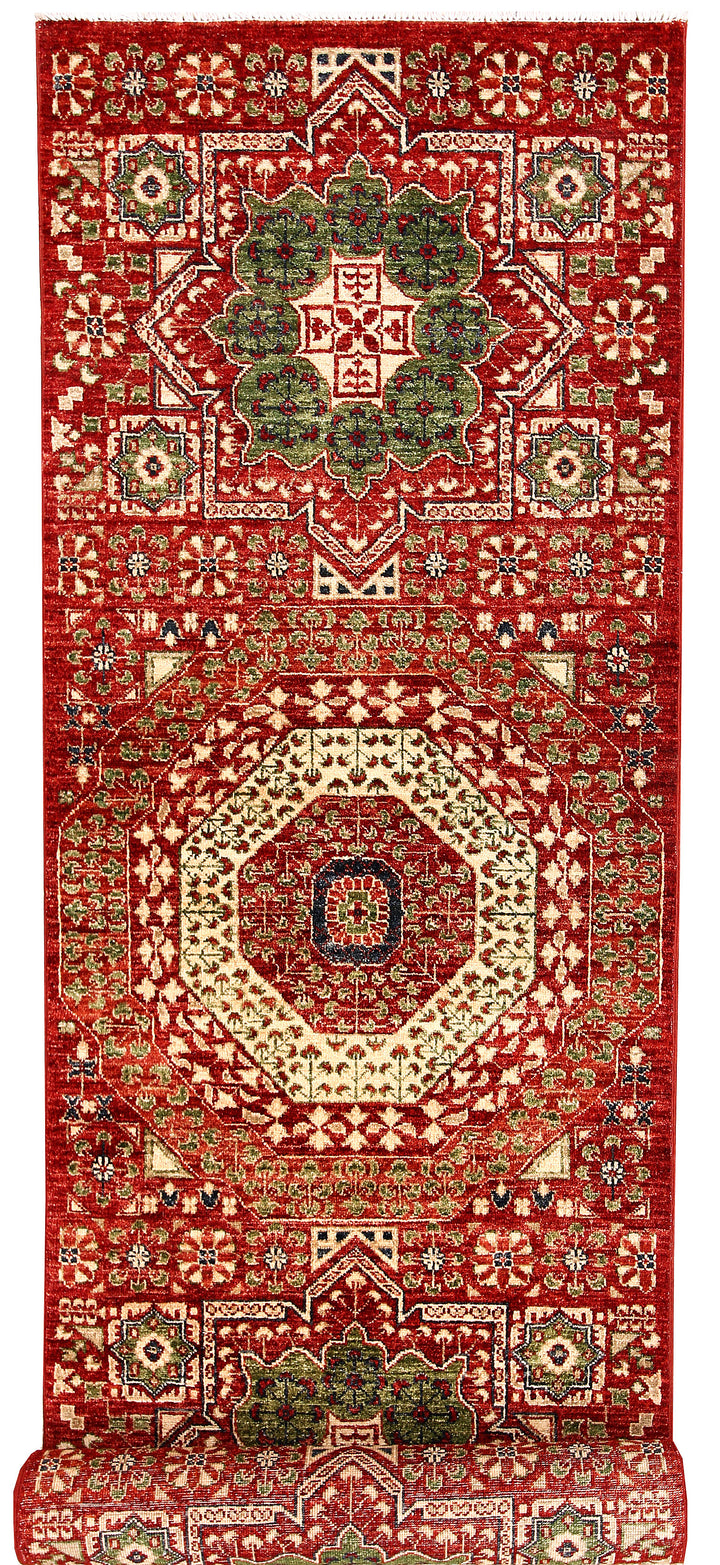 Firebrick Mamluk 2'  7" x 11'  8" - No. QA16073