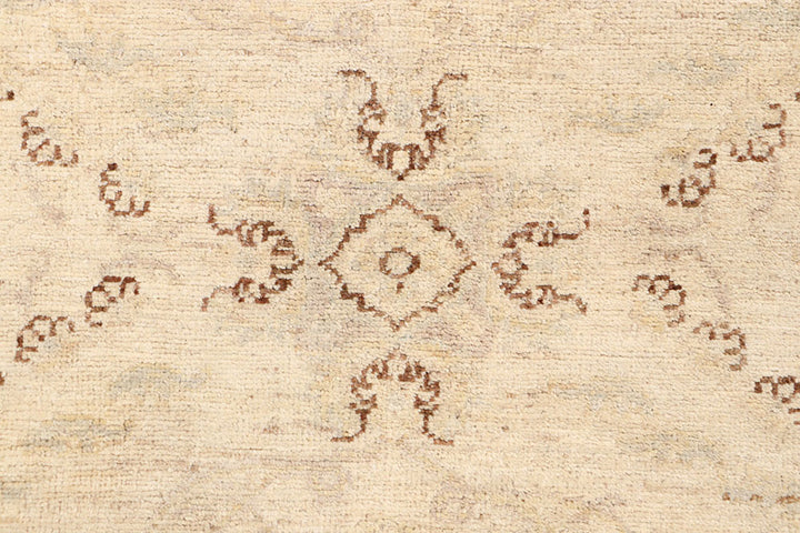 Blanched Almond Ikat 2'  7" x 10' " - No. QA53973