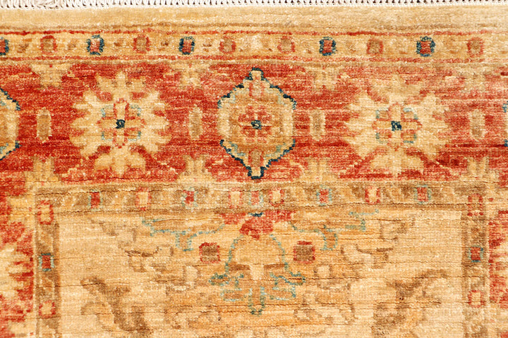 Navajo White Oushak 2' 4 x 7' 1 - No. 65691 - ALRUG Rug Store