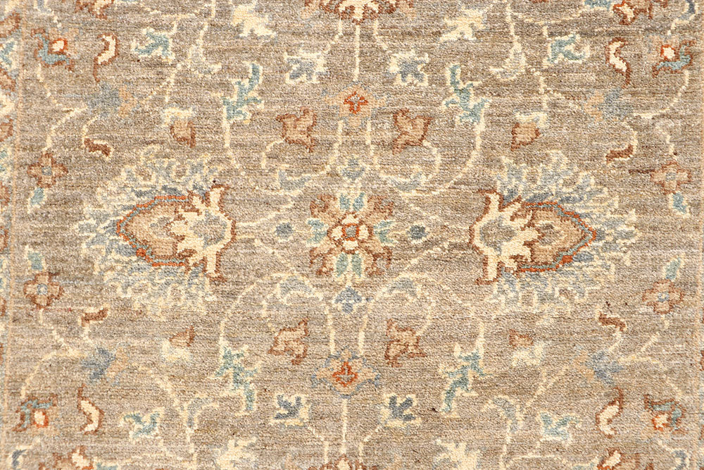 Tan Oushak 3' 1 x 12' 2 - No. 65692 - ALRUG Rug Store