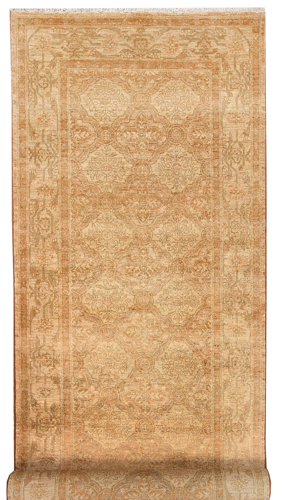 Tan Oushak 3' 2 x 10' - No. 65694 - ALRUG Rug Store