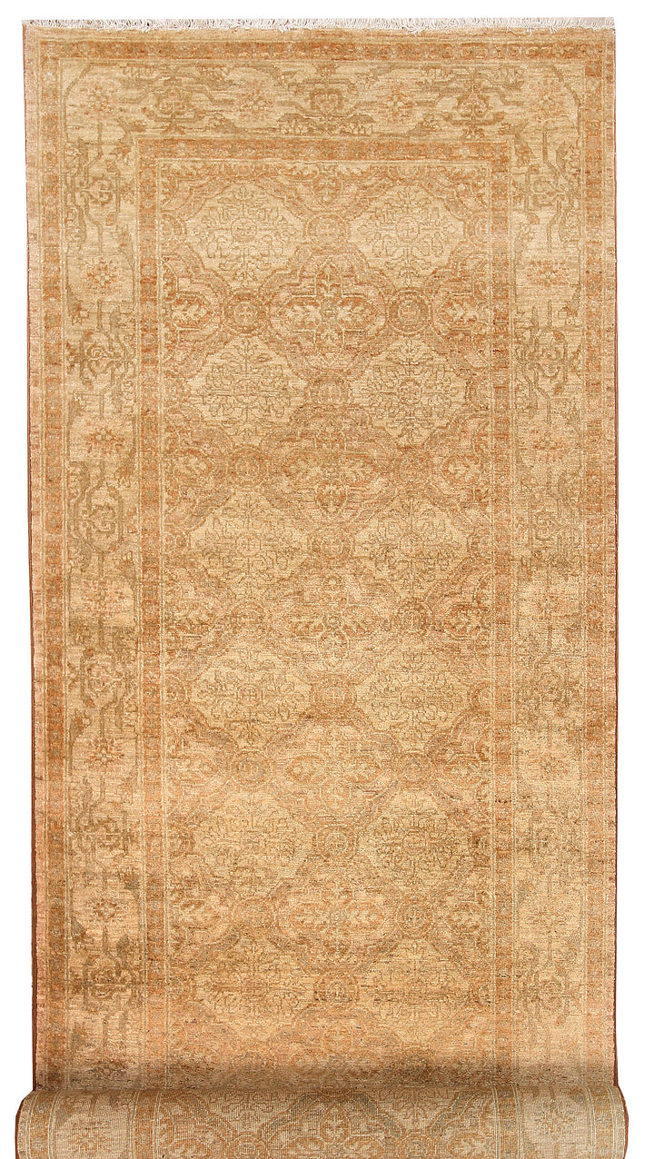 Tan Oushak 3' 2 x 10' - No. 65694 - ALRUG Rug Store