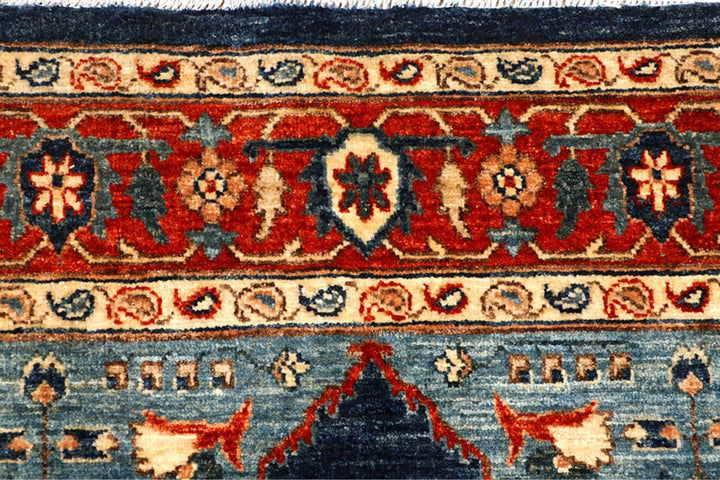 Midnight Blue Oushak 5'  1" x 6'  11" - No. QA27263