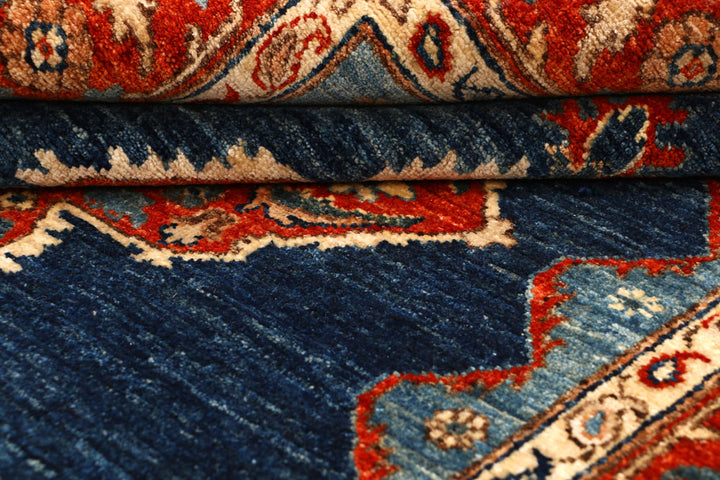 Midnight Blue Oushak 5' 1 x 6' 11 - No. 65702 - ALRUG Rug Store