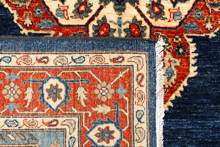 Midnight Blue Oushak 5'  1" x 6'  11" - No. QA27263