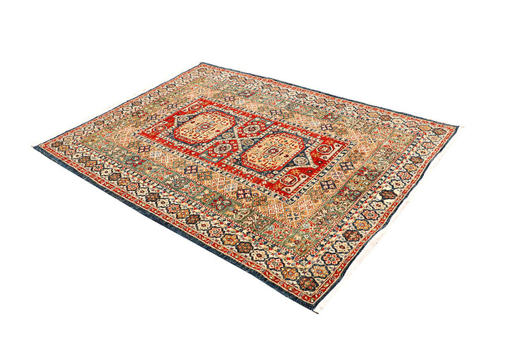 Multi Colored Ziegler 4'  11" x 6'  9" - No. QA83360