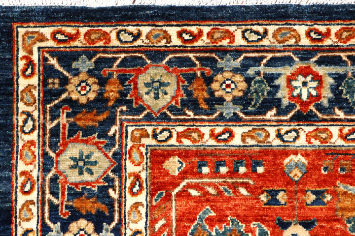 Midnight Blue Oushak 5' 1 x 6' 7 - No. 65706 - ALRUG Rug Store