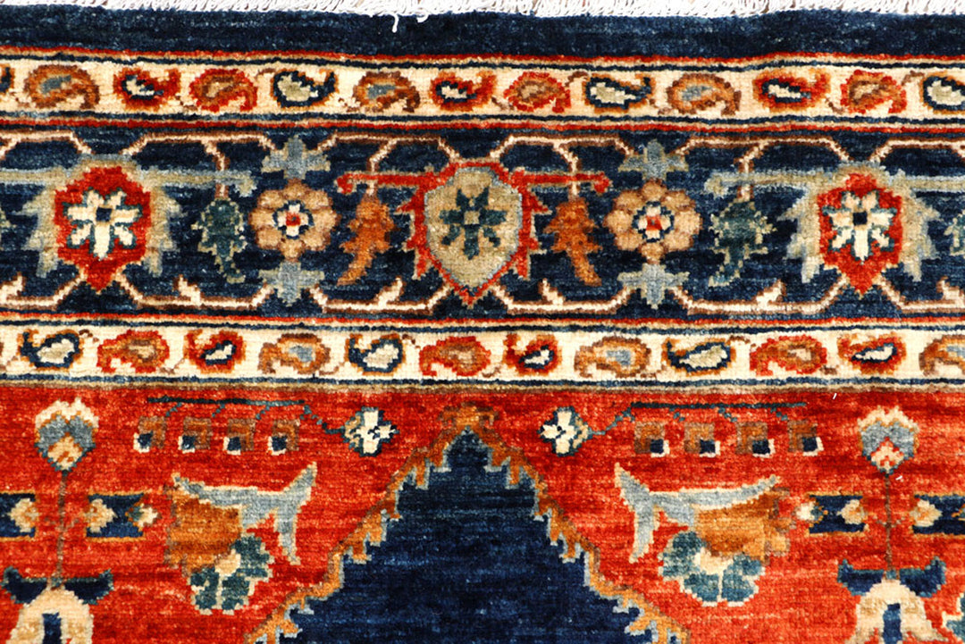 Midnight Blue Oushak 5'  1" x 6'  7" - No. QA31586