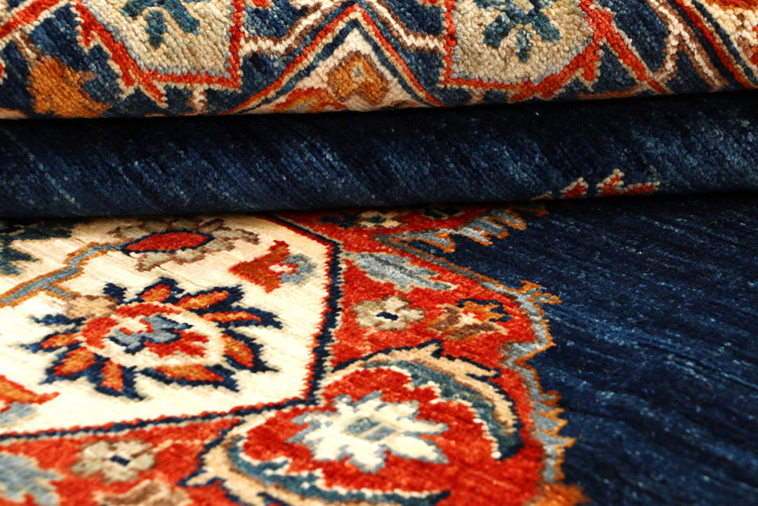 Midnight Blue Oushak 5'  1" x 6'  7" - No. QA31586