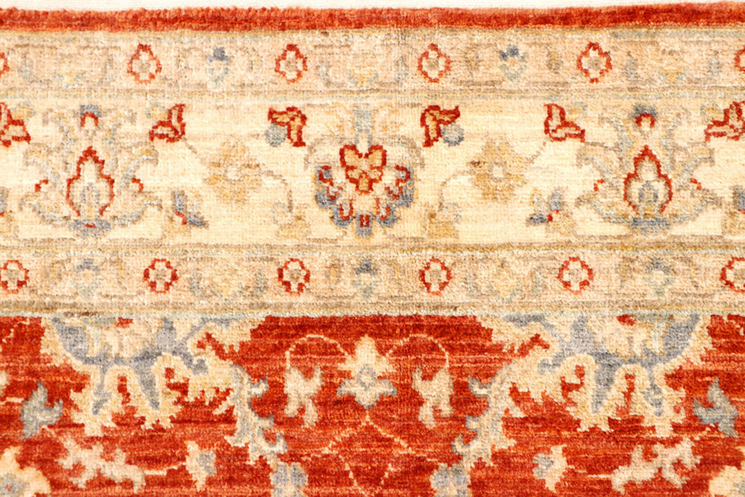 Orange Red Ziegler 4'  x" 5'  11" - No. QA38924