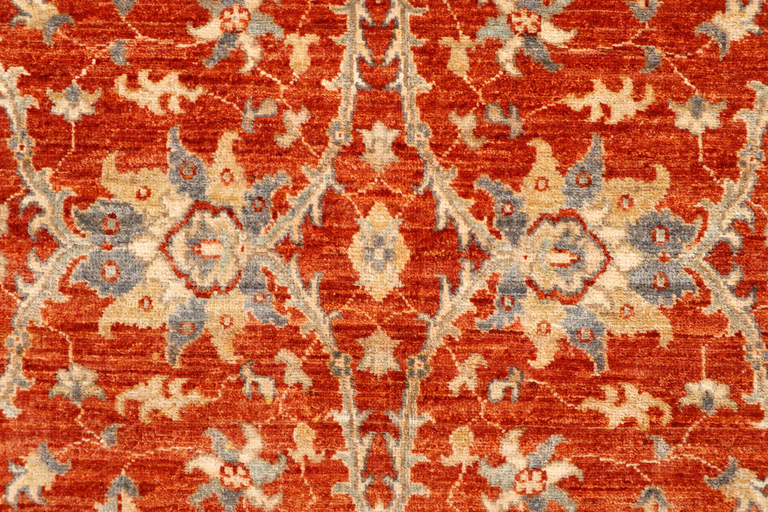 Orange Red Ziegler 4'  x" 5'  11" - No. QA38924