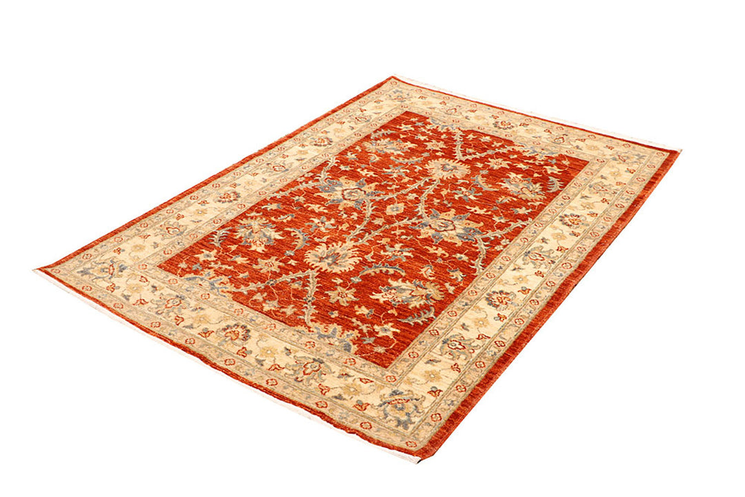 Orange Red Ziegler 4'  x" 5'  11" - No. QA38924